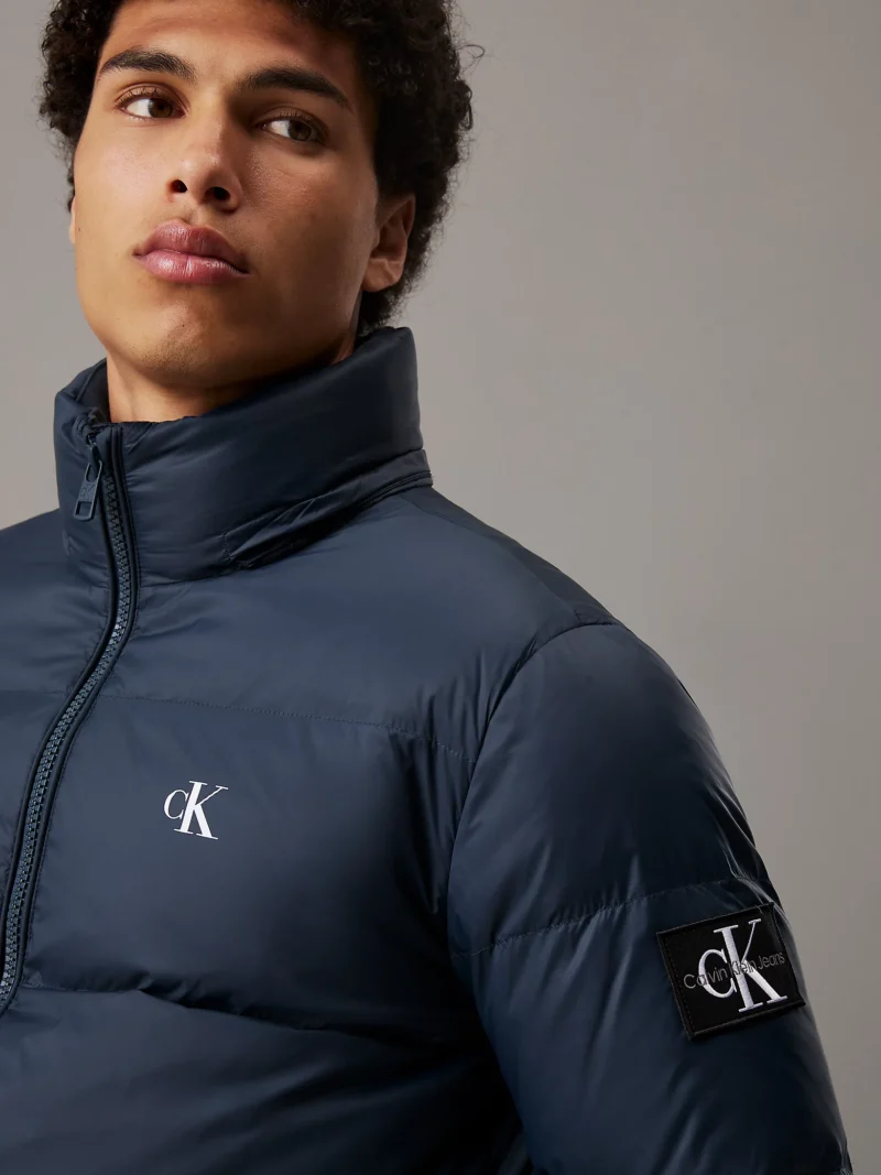 J30J325946_PPK_alternate2 CALVIN KLEIN - Piumino imbottito con cappuccio - Blu