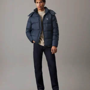 J30J325946_PPK_alternate3 CALVIN KLEIN - Piumino imbottito con cappuccio - Blu