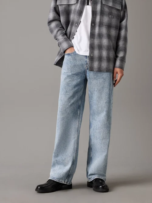CALVIN KLEIN - 90's Loose Jeans - Blu Chiaro