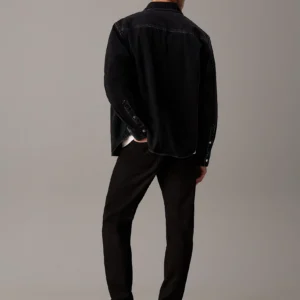 CALVIN KLEIN - Standard Straight Jeans - Nero