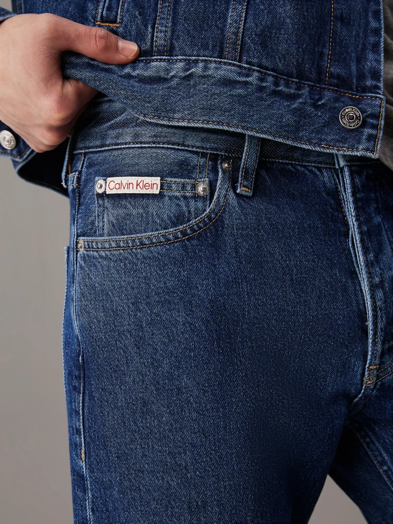 J30J325967_1BJ_alternate2 CALVIN KLEIN - Standard Straight Jeans - Blu