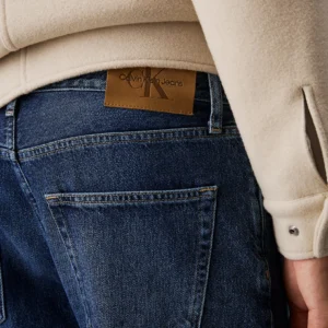 CALVIN KLEIN - Dad jeans - Blu