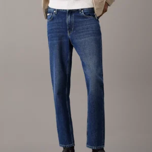 CALVIN KLEIN - Dad jeans - Blu