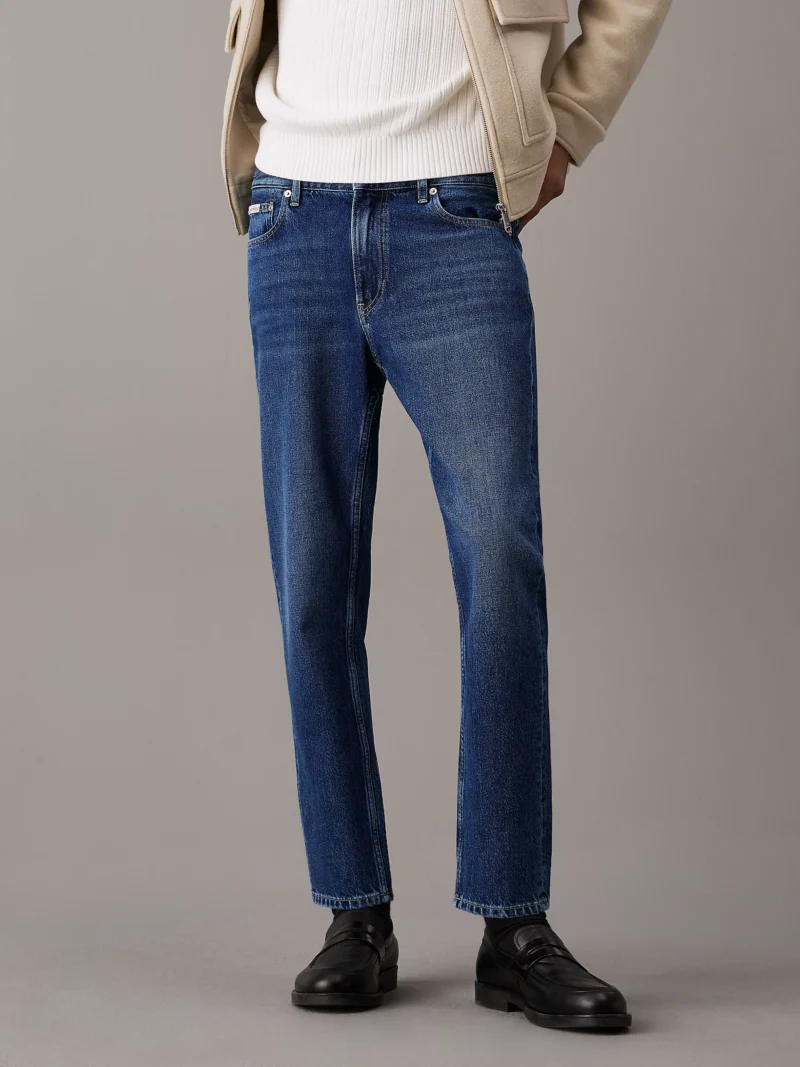 CALVIN KLEIN - Dad jeans - Blu