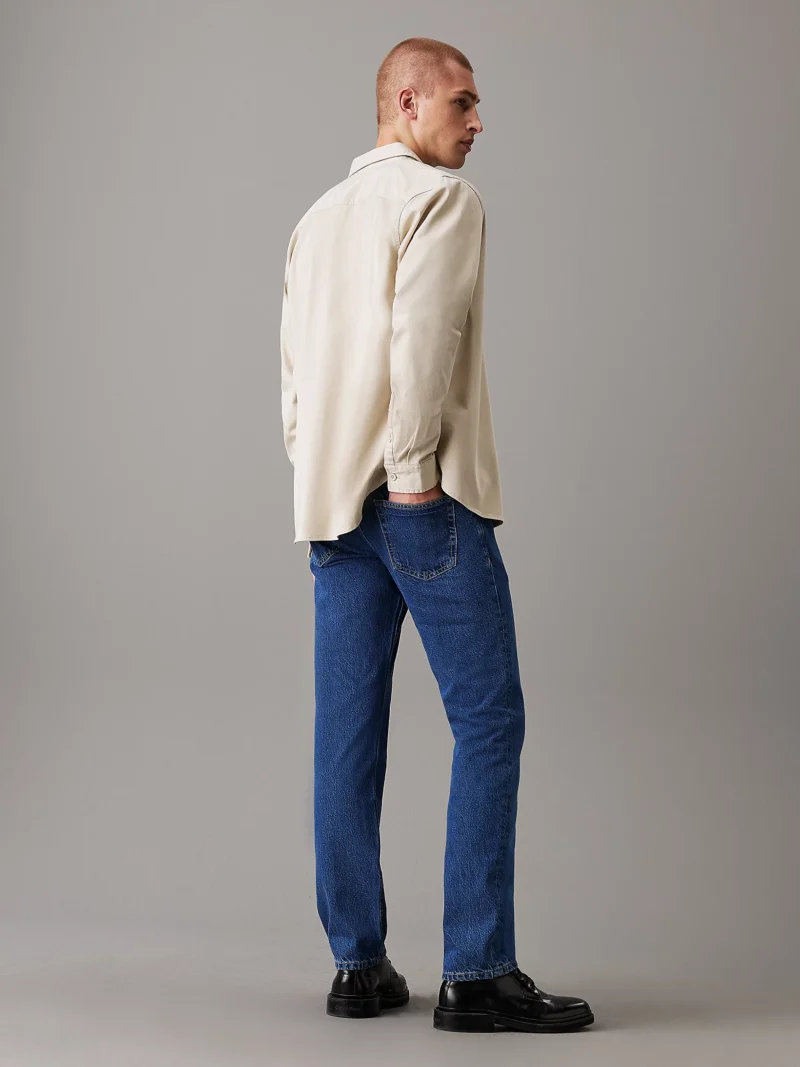 CALVIN KLEIN - Jeans Slim Straight - Blu
