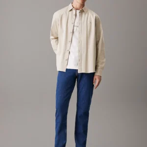 CALVIN KLEIN - Jeans Slim Straight - Blu