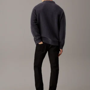 CALVIN KLEIN - Jeans Slim Straight - Nero