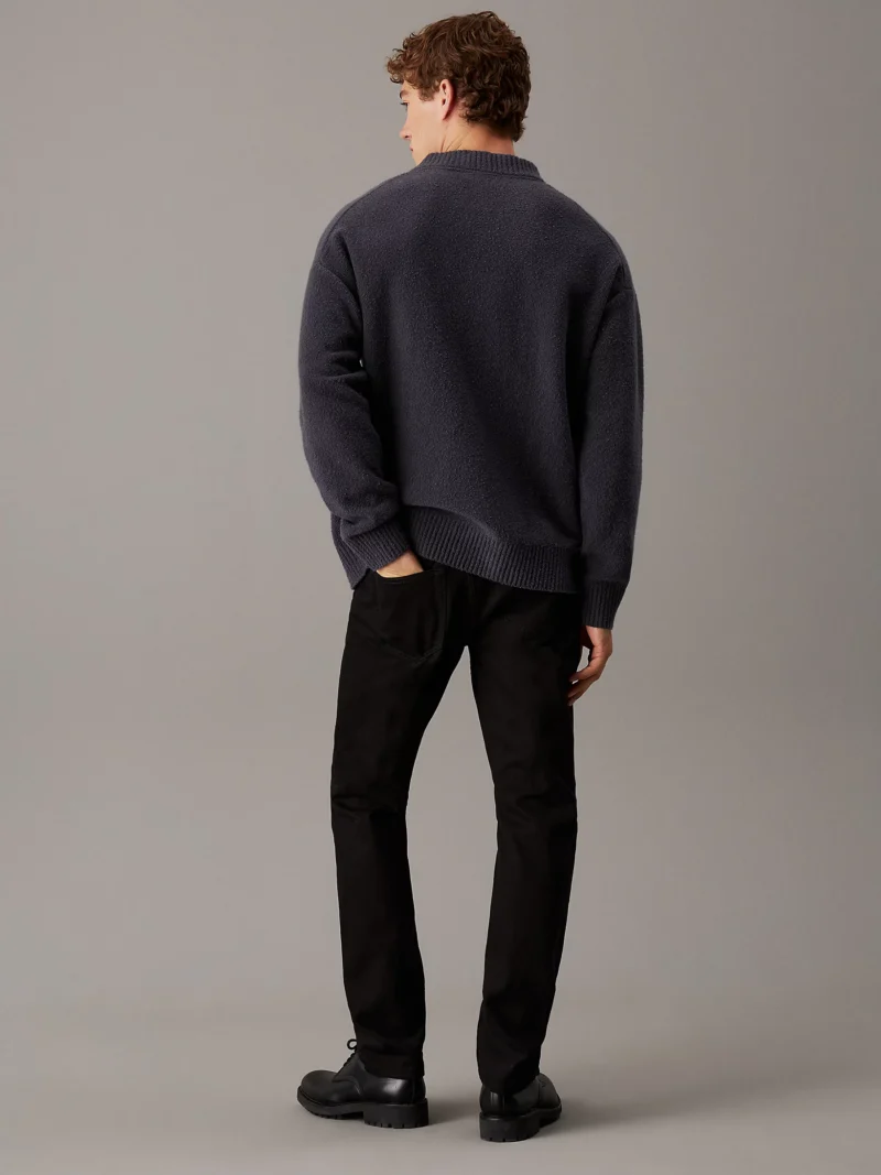 CALVIN KLEIN - Jeans Slim Straight - Nero