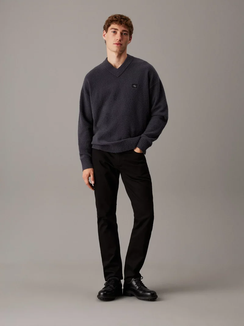 CALVIN KLEIN - Jeans Slim Straight - Nero