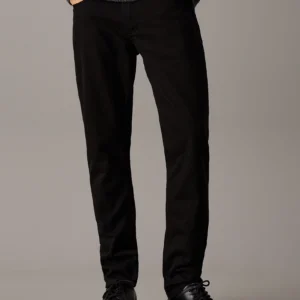 CALVIN KLEIN - Jeans Slim Straight - Nero
