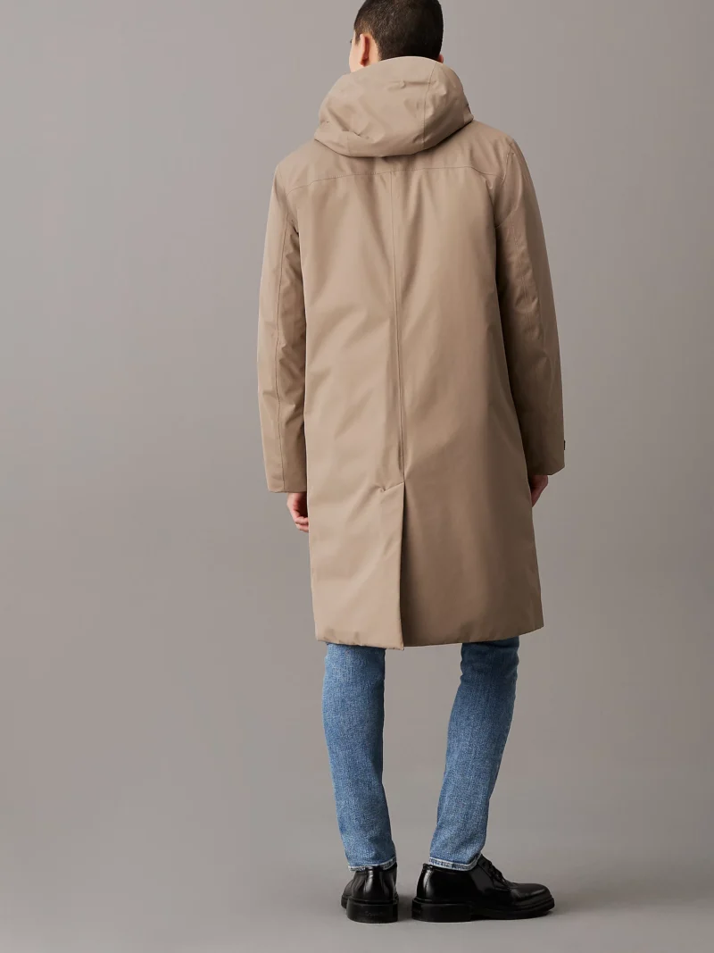 CALVIN KLEIN - Parka con cappuccio tecnico