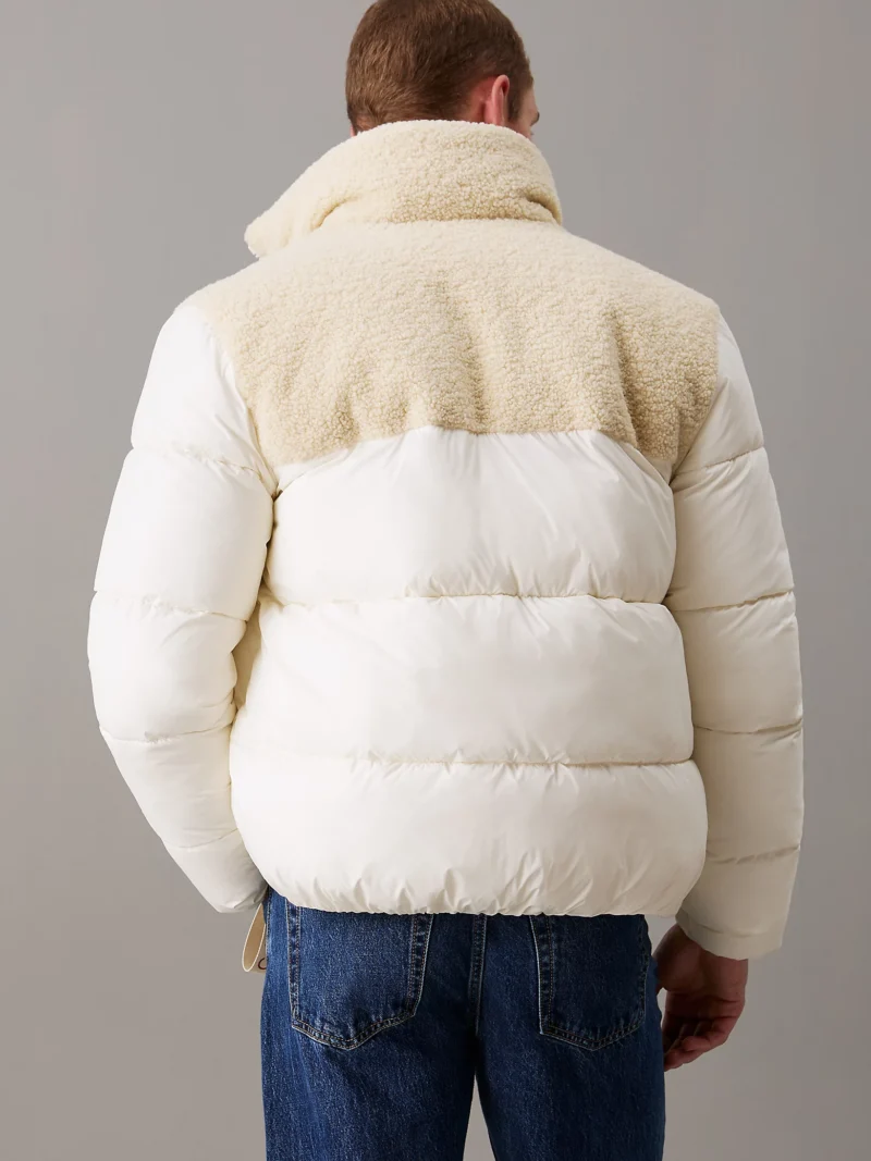 CALVIN KLEIN - Piumino sherpa in vari materiali