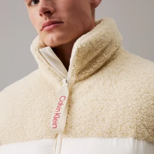 CALVIN KLEIN - Piumino sherpa in vari materiali