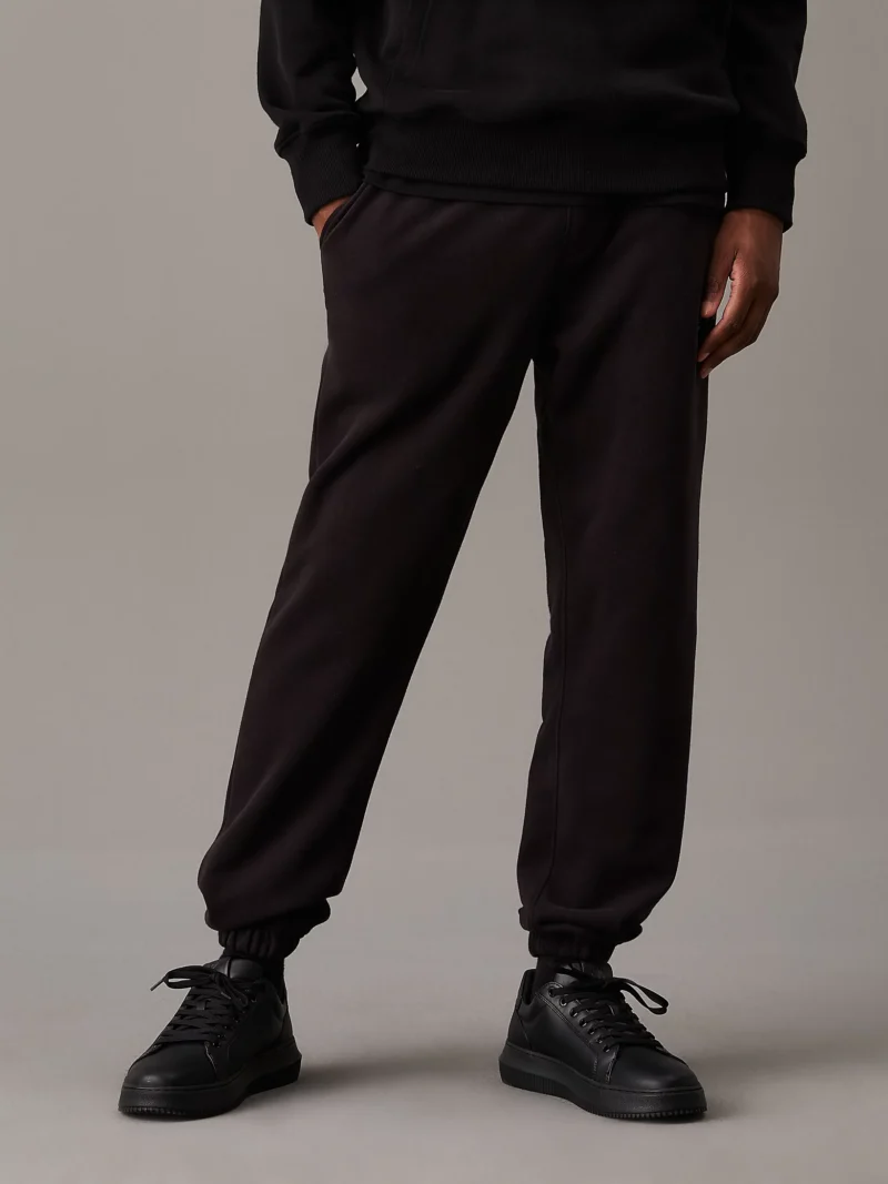 J30J326685_BEH_main CALVIN KLEIN - Pantaloni da tuta con monogramma in ciniglia