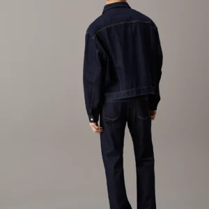 CALVIN KLEIN - Standard Straight Jeans - Blu Scuro