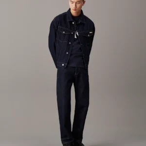 CALVIN KLEIN - Standard Straight Jeans - Blu Scuro
