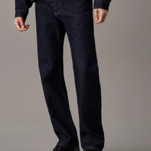 CALVIN KLEIN - Standard Straight Jeans - Blu Scuro