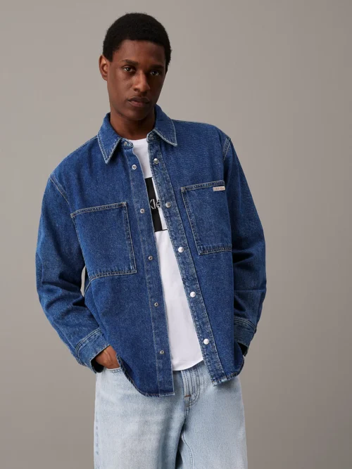 CALVIN KLEIN - Camicia di jeans