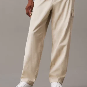 CALVIN KLEIN - Pantaloni cargo in twill di cotone