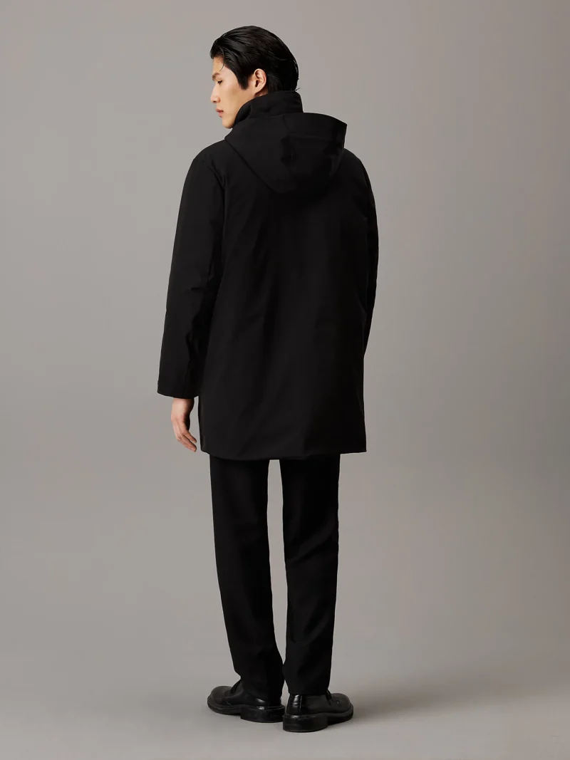 CALVIN KLEIN - Parka con cappuccio