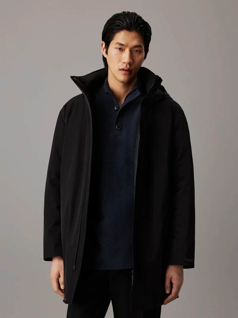 CALVIN KLEIN - Parka con cappuccio