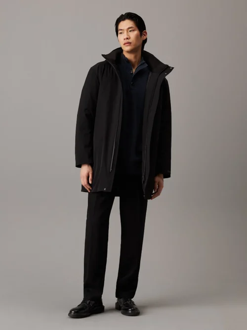 CALVIN KLEIN - Parka con cappuccio