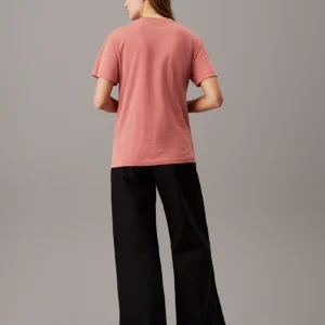 CALVIN KLEIN - T-shirt con logo - Rosa
