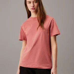 CALVIN KLEIN - T-shirt con logo - Rosa