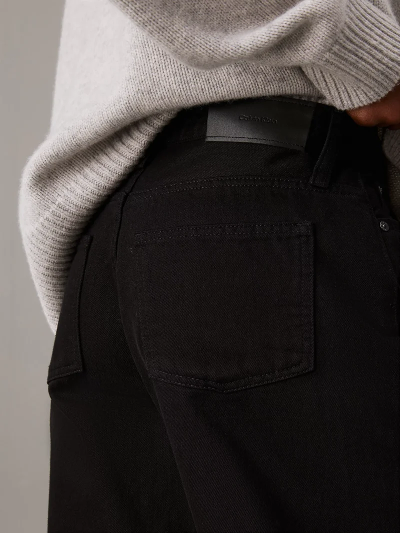 CALVIN KLEIN - High Rise Wide Leg Jeans