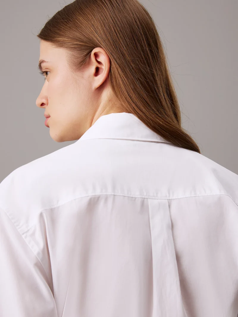CALVIN KLEIN - Camicia in popeline di cotone