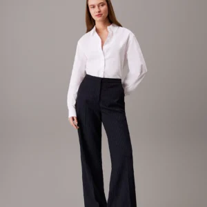 CALVIN KLEIN - Camicia in popeline di cotone