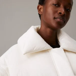 CALVIN KLEIN - Piumino oversize imbottito - Beige