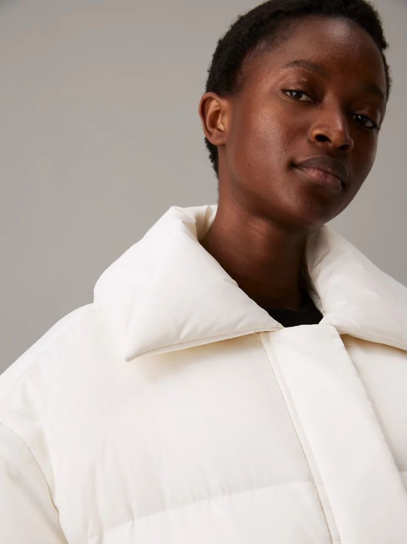 CALVIN KLEIN - Piumino oversize imbottito - Beige