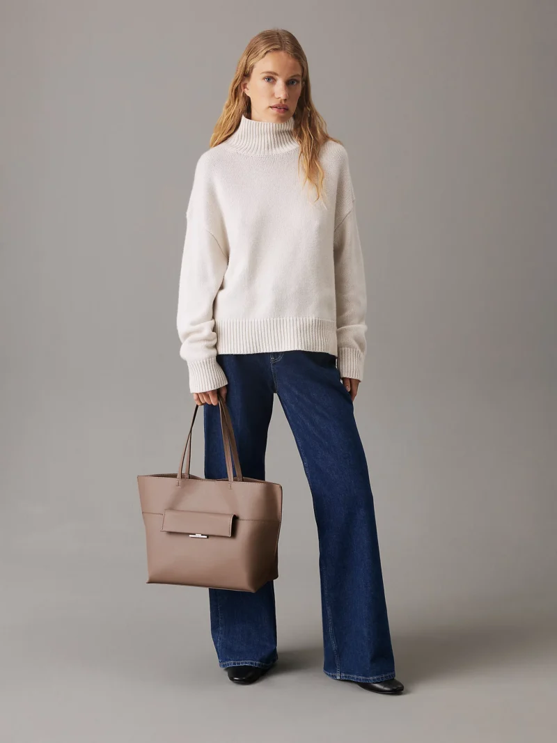 CALVIN KLEIN - Borsa Tote Saffiano