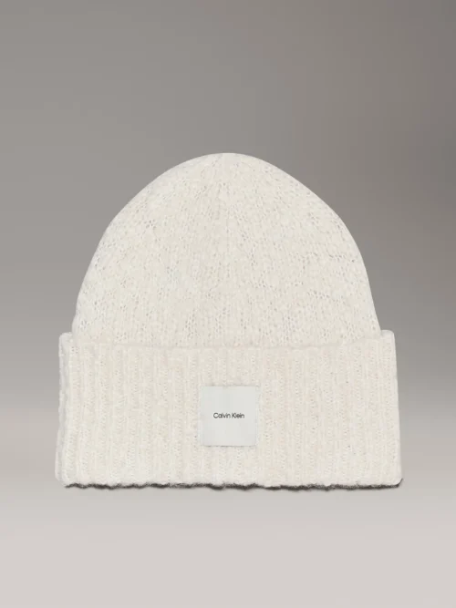 CALVIN KLEIN - Berretto in morbido bouclé