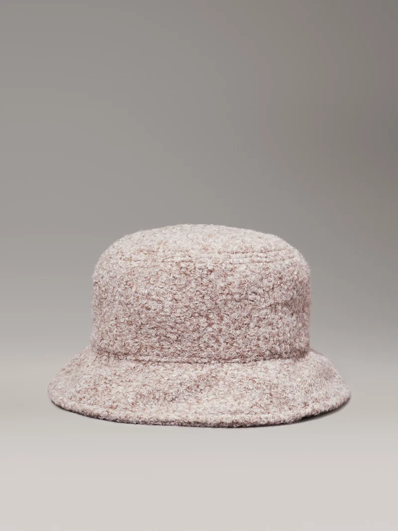 CALVIN KLEIN - Cappello alla pescatora in bouclé