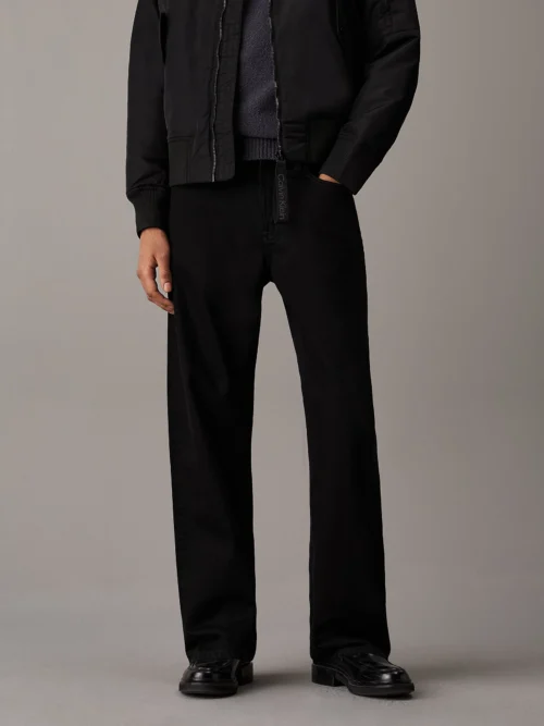 CALVIN KLEIN - 90's Straight Jeans - Nero