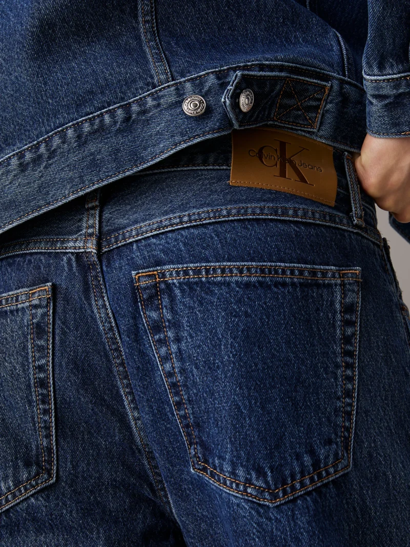 CALVIN KLEIN - 90's Straight Jeans - Blu
