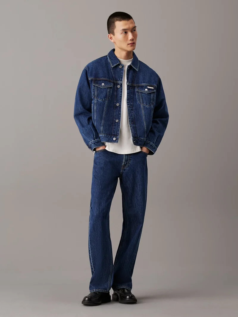 CALVIN KLEIN - 90's Straight Jeans - Blu