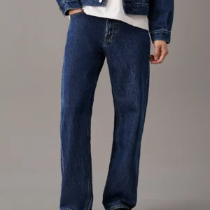 CALVIN KLEIN - 90's Straight Jeans - Blu