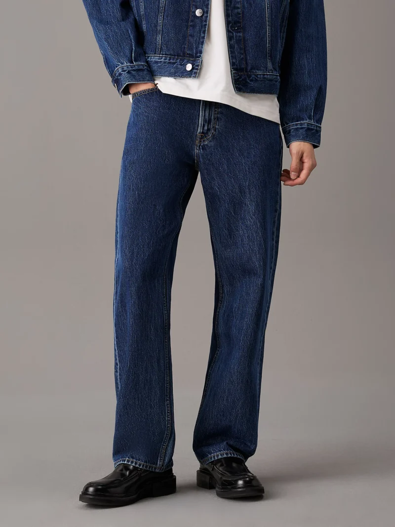 CALVIN KLEIN - 90's Straight Jeans - Blu