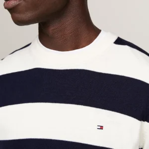 TOMMY HILFIGER - Pullover con cashmere e bandierina