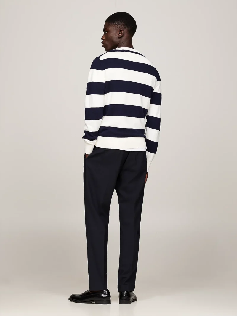 TOMMY HILFIGER - Pullover con cashmere e bandierina