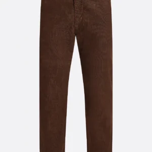 TOMMY HILFIGER - Pantaloni chino straight fit in velluto
