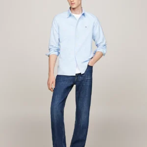 TOMMY HILFIGER - Camicia slim fit a micro quadretti Vichy