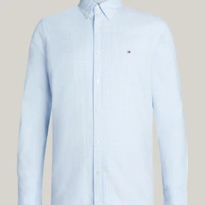 TOMMY HILFIGER - Camicia slim fit a micro quadretti Vichy