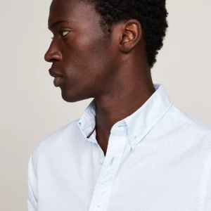TOMMY HILFIGER - Camicia slim fit con micromotivo