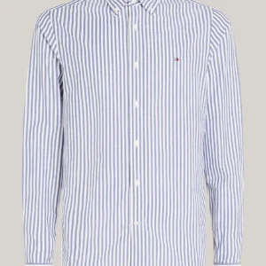 MW0MW34573_0A4_alternate4 TOMMY HILFIGER - Camicia TH Flex slim fit in popeline a righe
