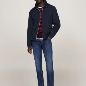 TOMMY HILFIGER - Jeans Denton straight fit sbiaditi - Blu