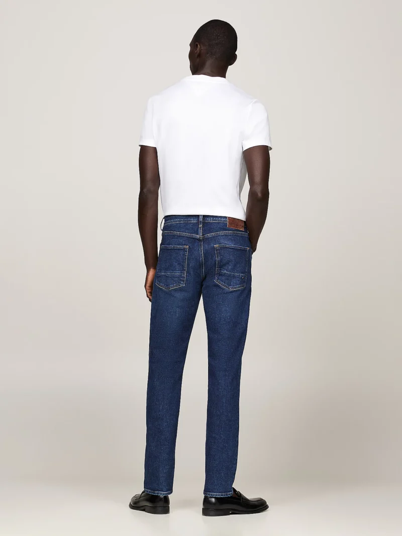 TOMMY HILFIGER - Jeans Denton straight fit sbiaditi - Blu